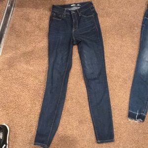 Old navy rockstar super skinny high rise jeans